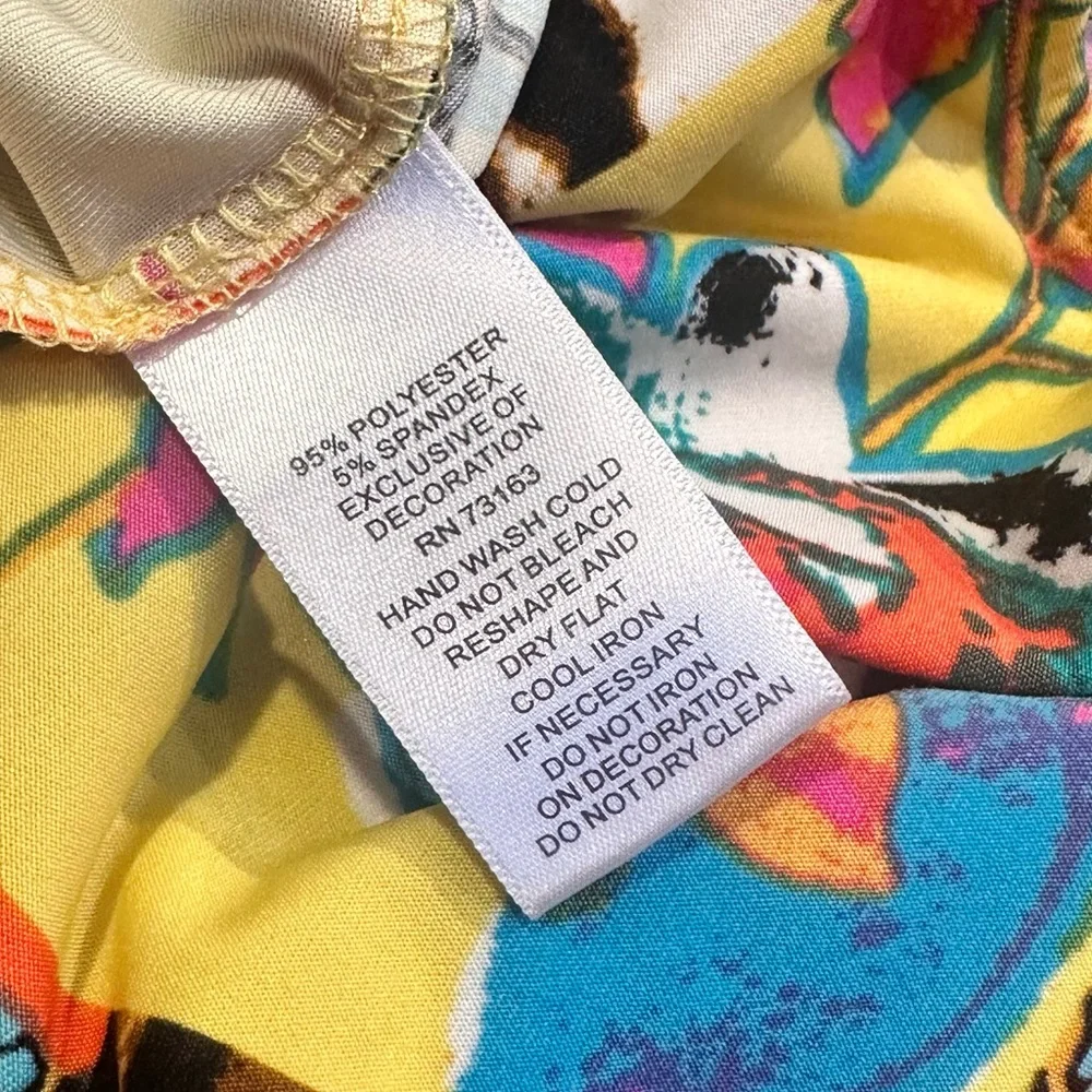 Melissa Paige Colorful Print and Beaded Blouse - Picture 10 of 10